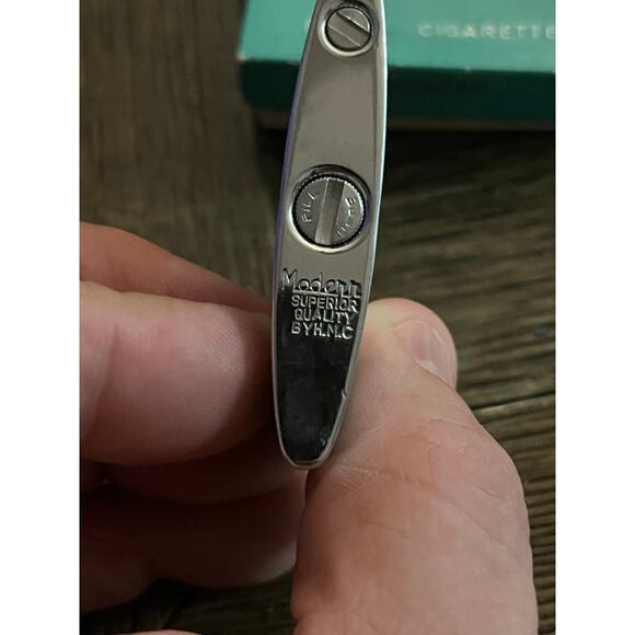 1950's Mid Century Salem Lighter with Original Box made by modern-NOS - Picture 3 of 3